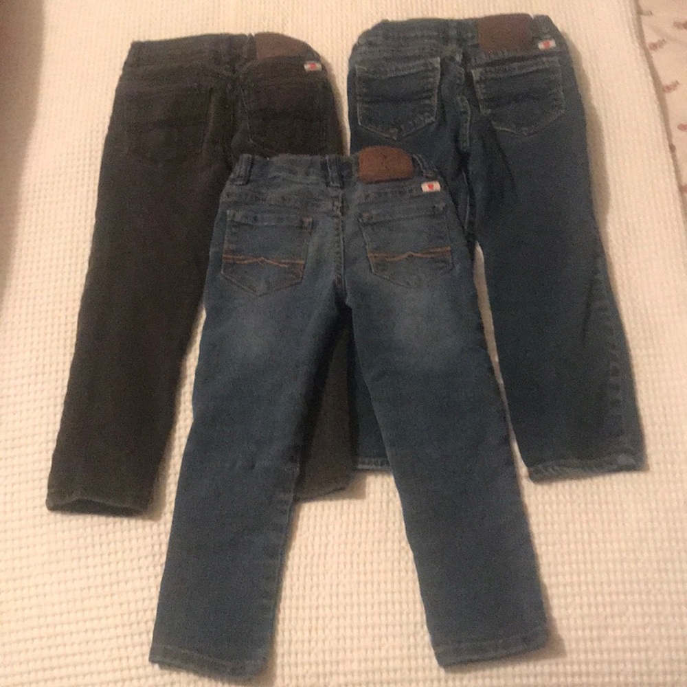 3 pair of 4T Lucky Brand Jeans